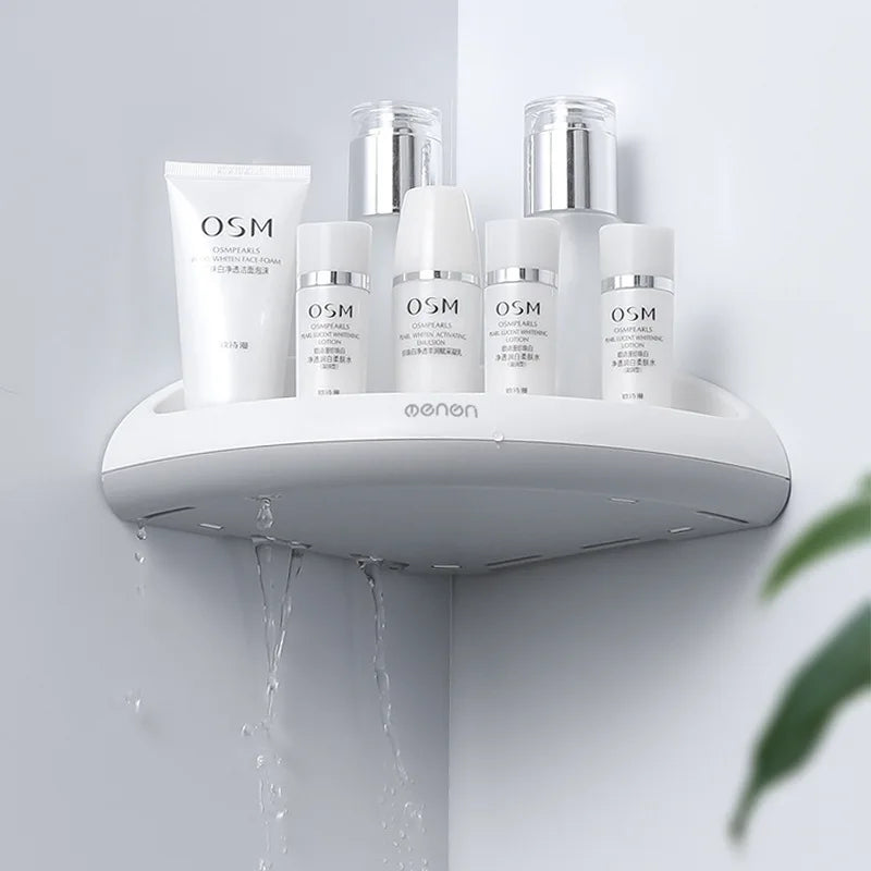 Étagère Murale De Salle De Bain D'Angle De Douche Pour Accessoires Image