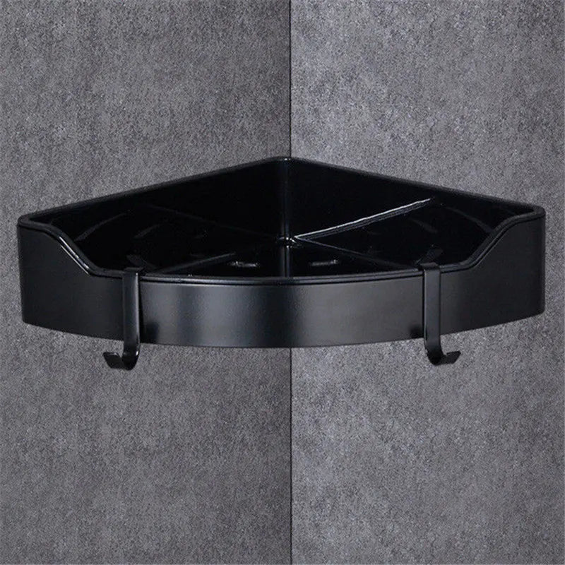 Étagère Murale Métallique De Salle De bain D'angle De Douche À Fixations Invisibles