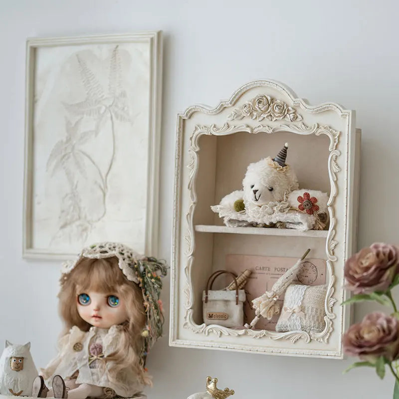 Étagère Murale À Moulures En Bois Naturel Pour Enfant À Fixations Invisibles