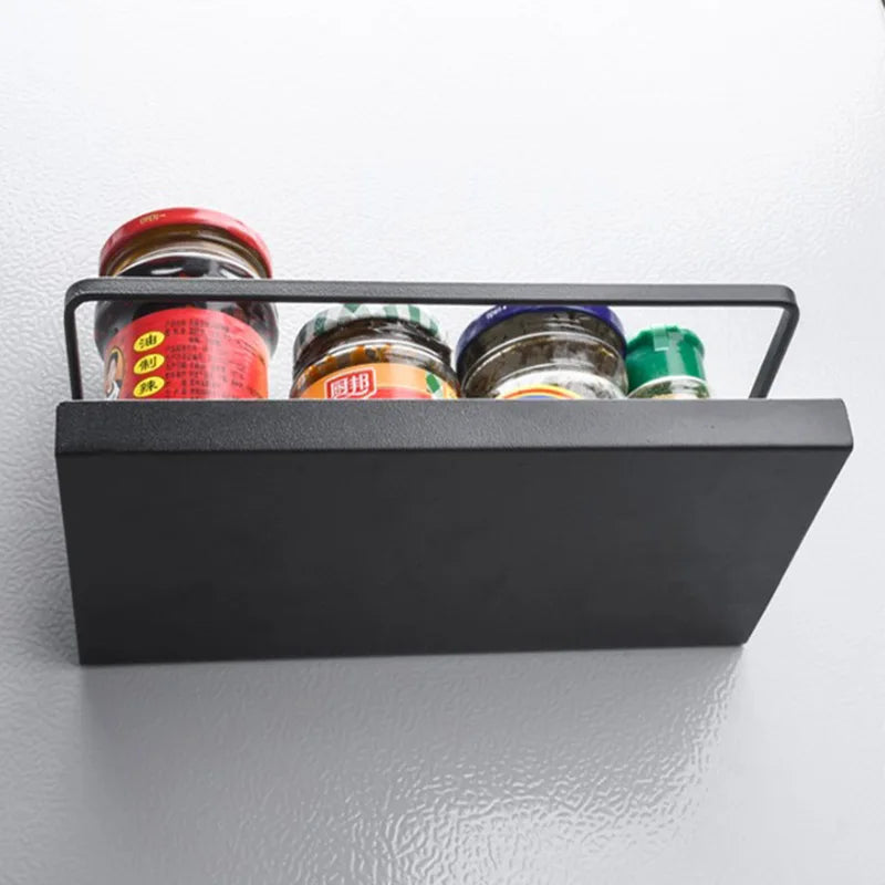 Étagère Murale À Épices De Cuisine Métallique Sans Percer