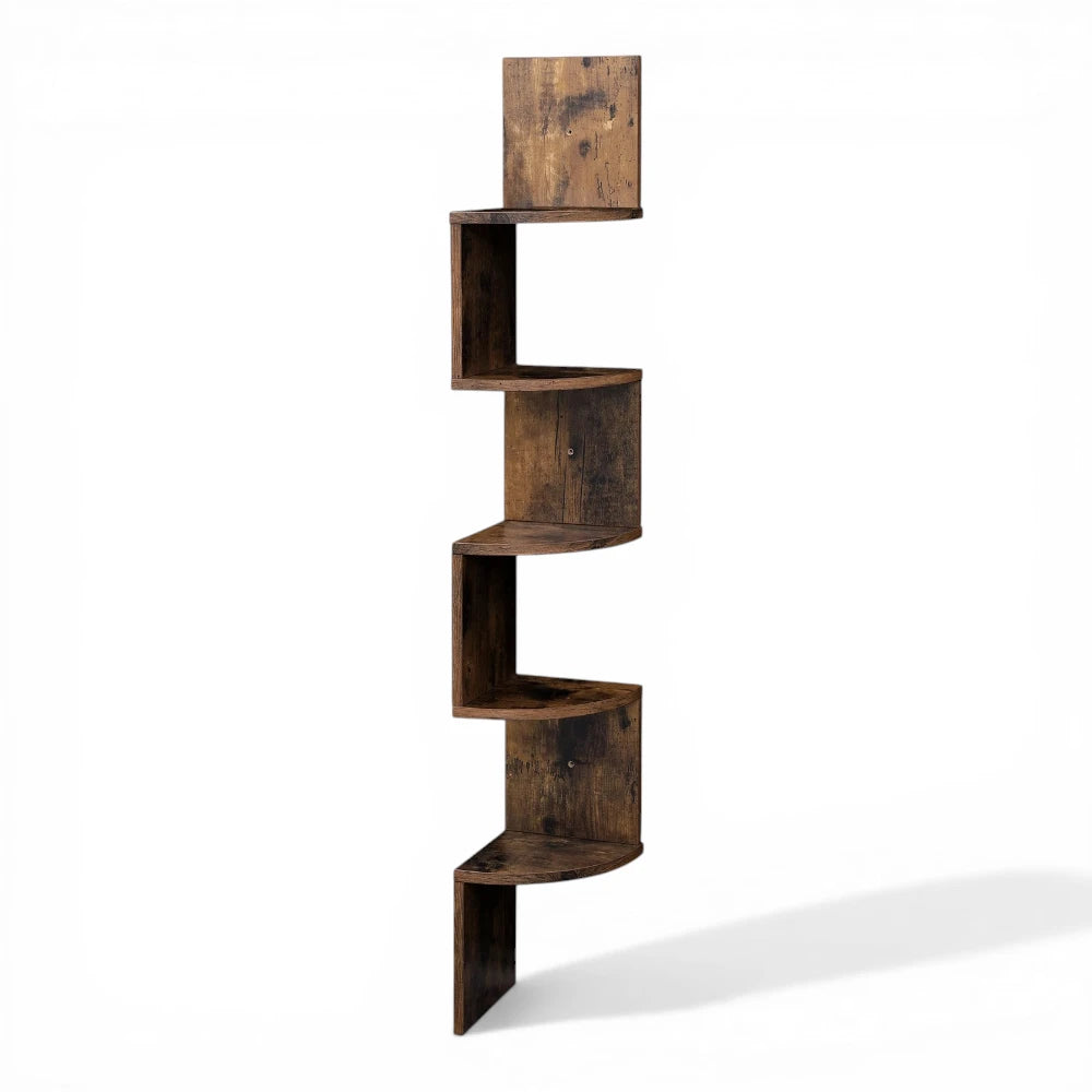 Étagères Murales D'Angle À 5 Étages