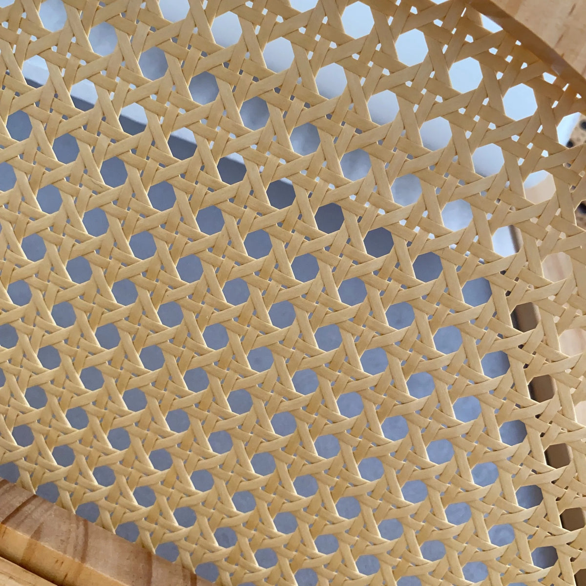 Étagère Murale En Rotin Et En Bois À Fixations Invisibles