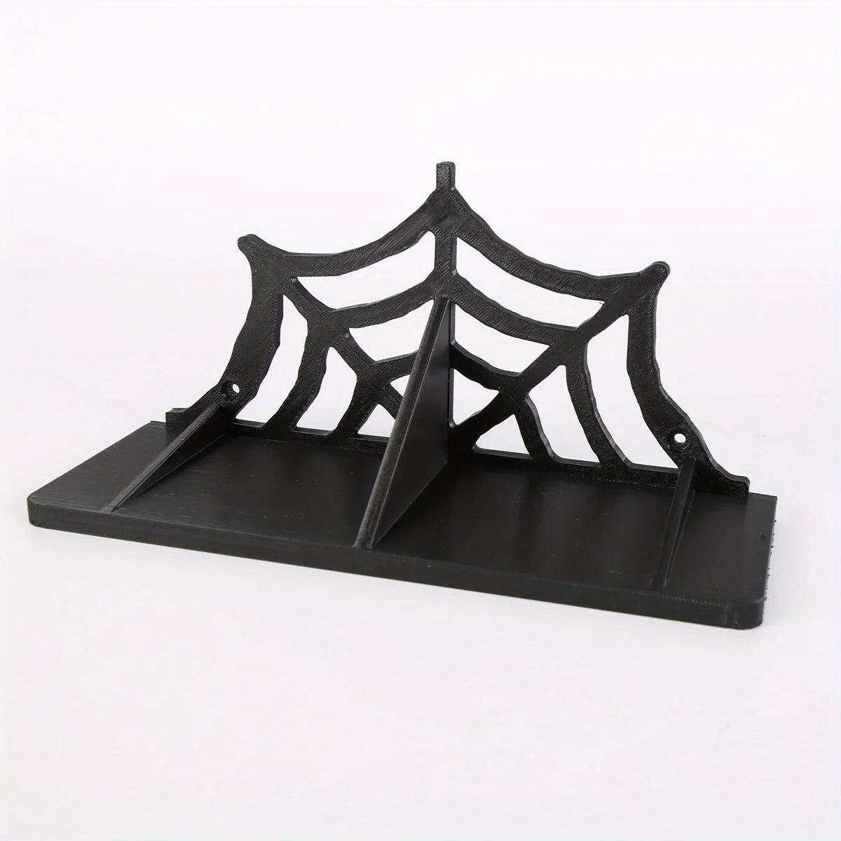 Étagère Murale Noire En Bois À Fixations Invisibles Style Gothique