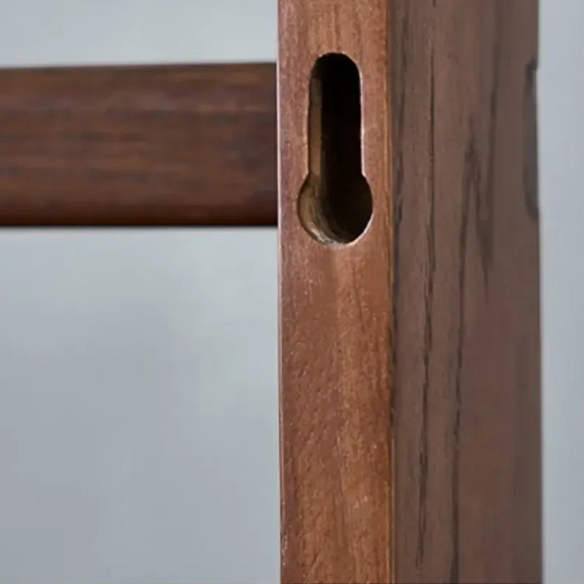 Étagère Murale Pour Livres En Bois Naturel Foncé À Rebords À Fixations Invisibles