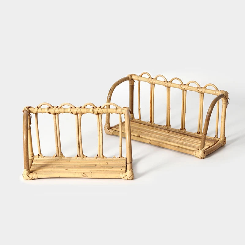 Étagère Murale En Rotin Et Bambou Sans Percer