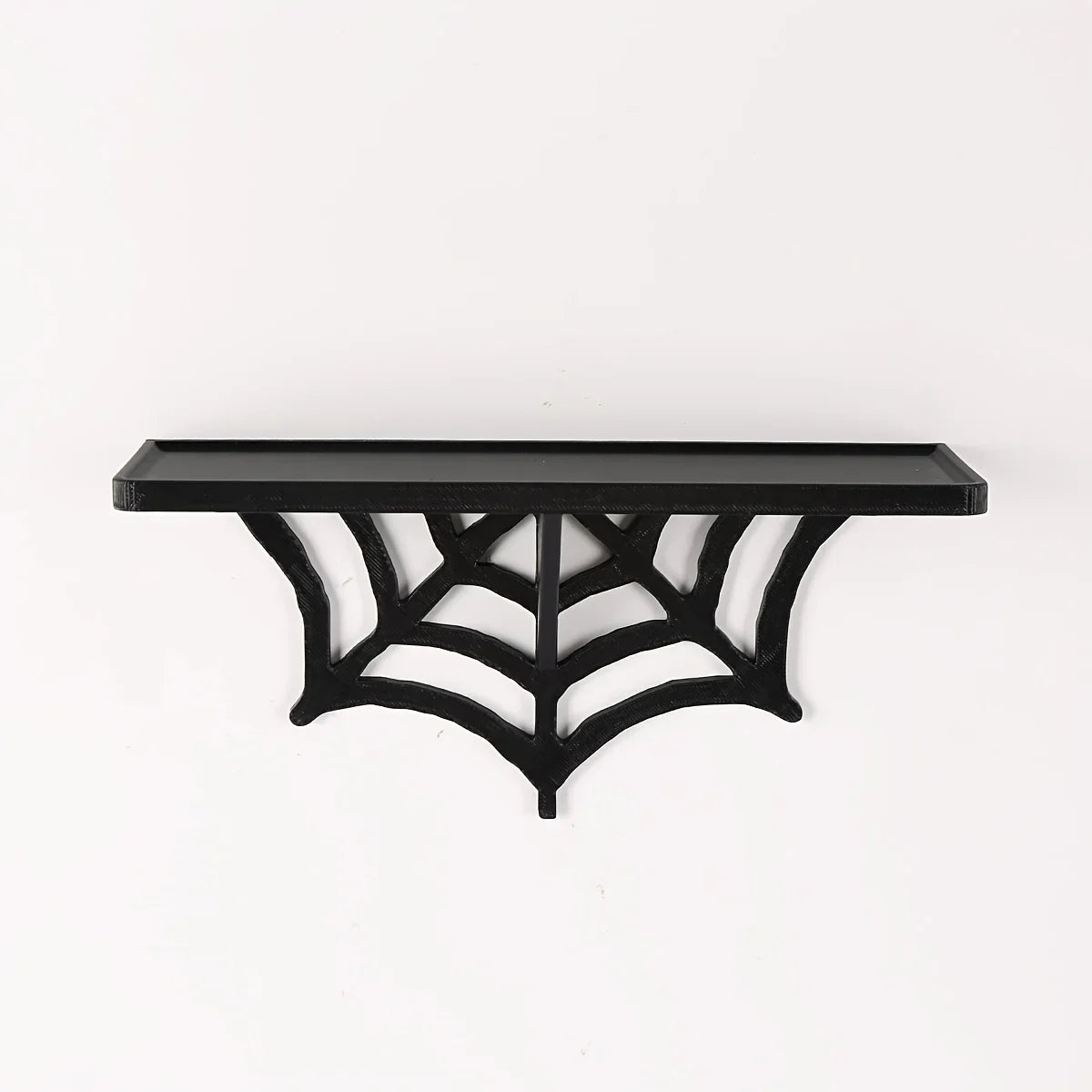 Étagère Murale Noire En Bois À Fixations Invisibles Style Gothique