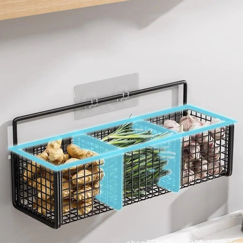 Étagère Murale De Cuisine À Épices Noire Métallique