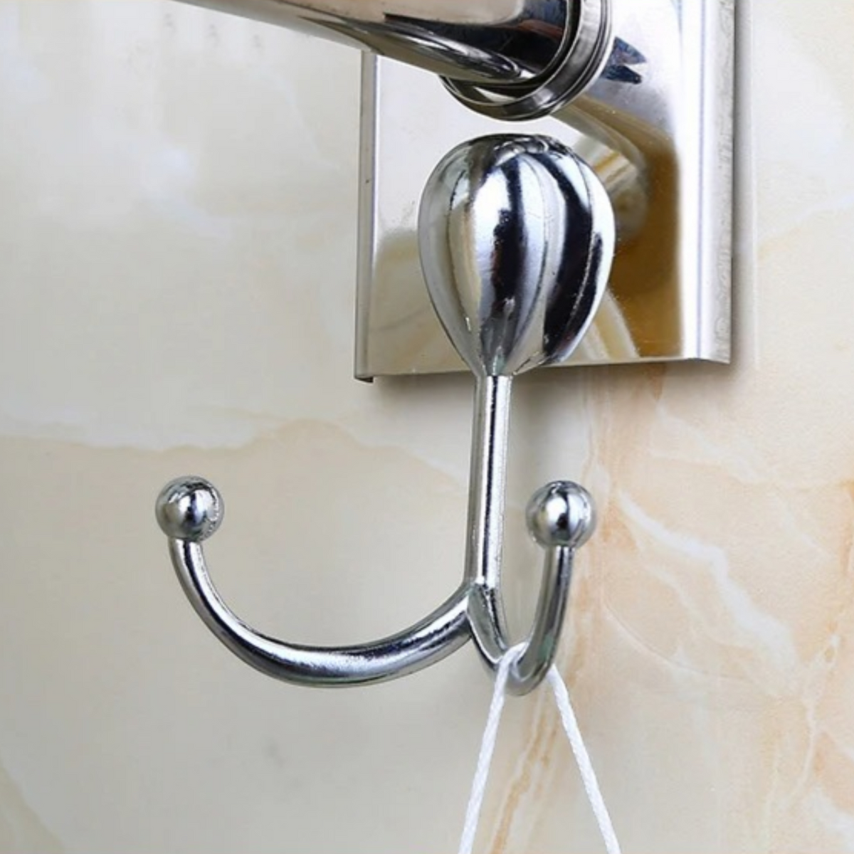 Étagère Murale D'angle Vintage De Salle De Bain En Verre À Fixations Invisibles À Rebords