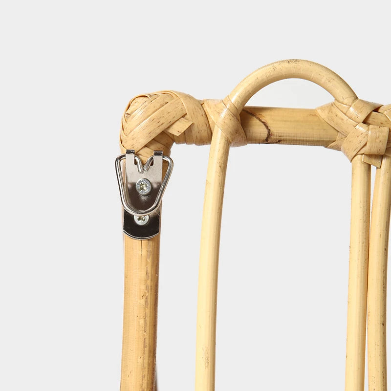 Étagère Murale En Rotin Et Bambou Sans Percer