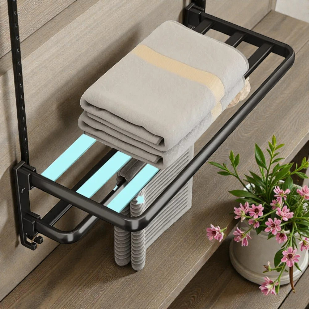 Étagère Murale De Salle De Bain Porte Serviette