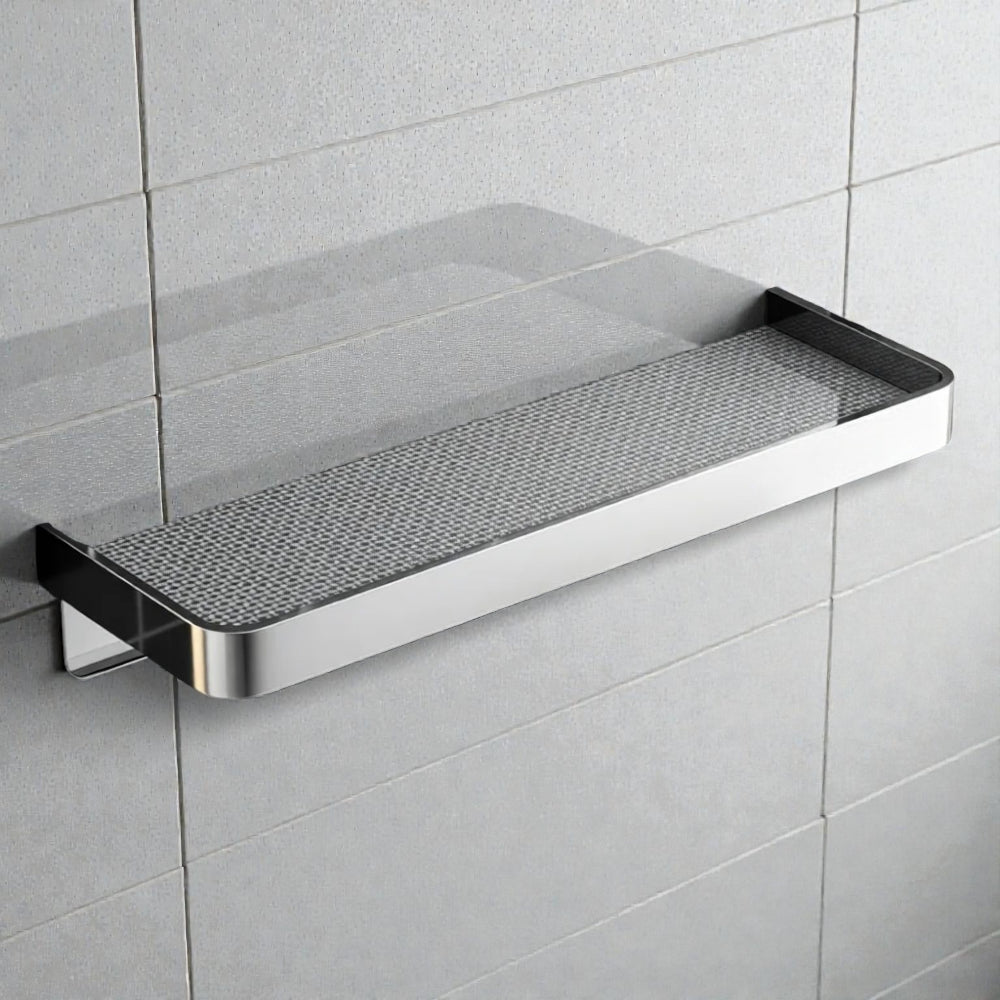 Étagère Murale Métallique De Salle De Bain À Fixations Invisibles
