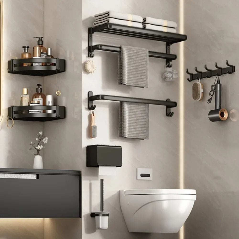 Étagère Murale De Salle De Bain Porte Serviette