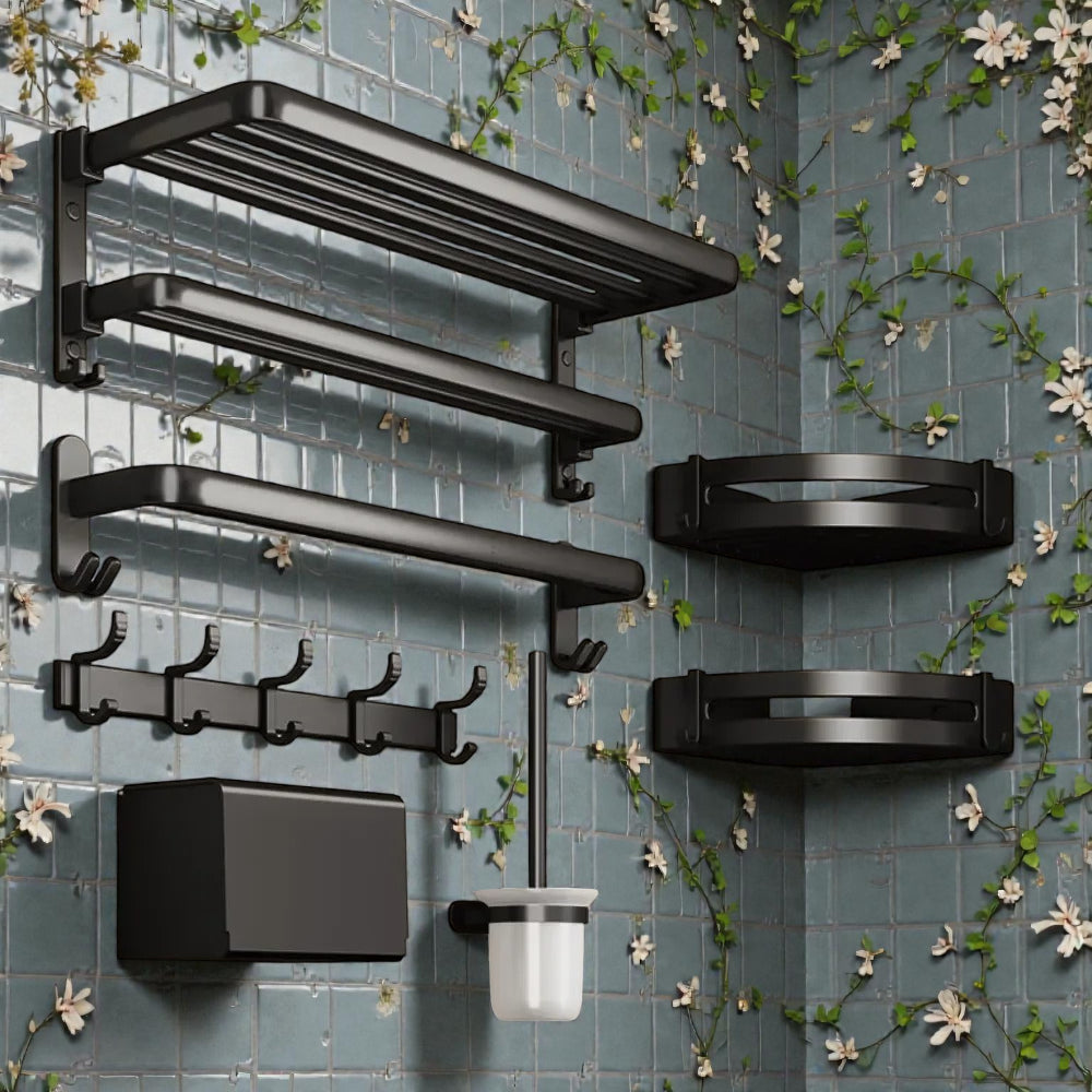Étagère Murale De Salle De Bain Porte Serviette