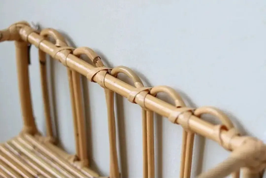 Étagère Murale Rotin En Bambou À Fixations Invisibles