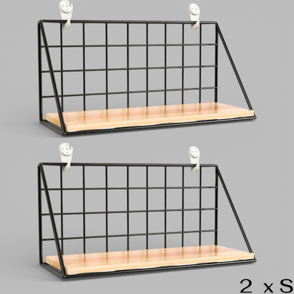 Étagères Murales Métalliques de Décoration