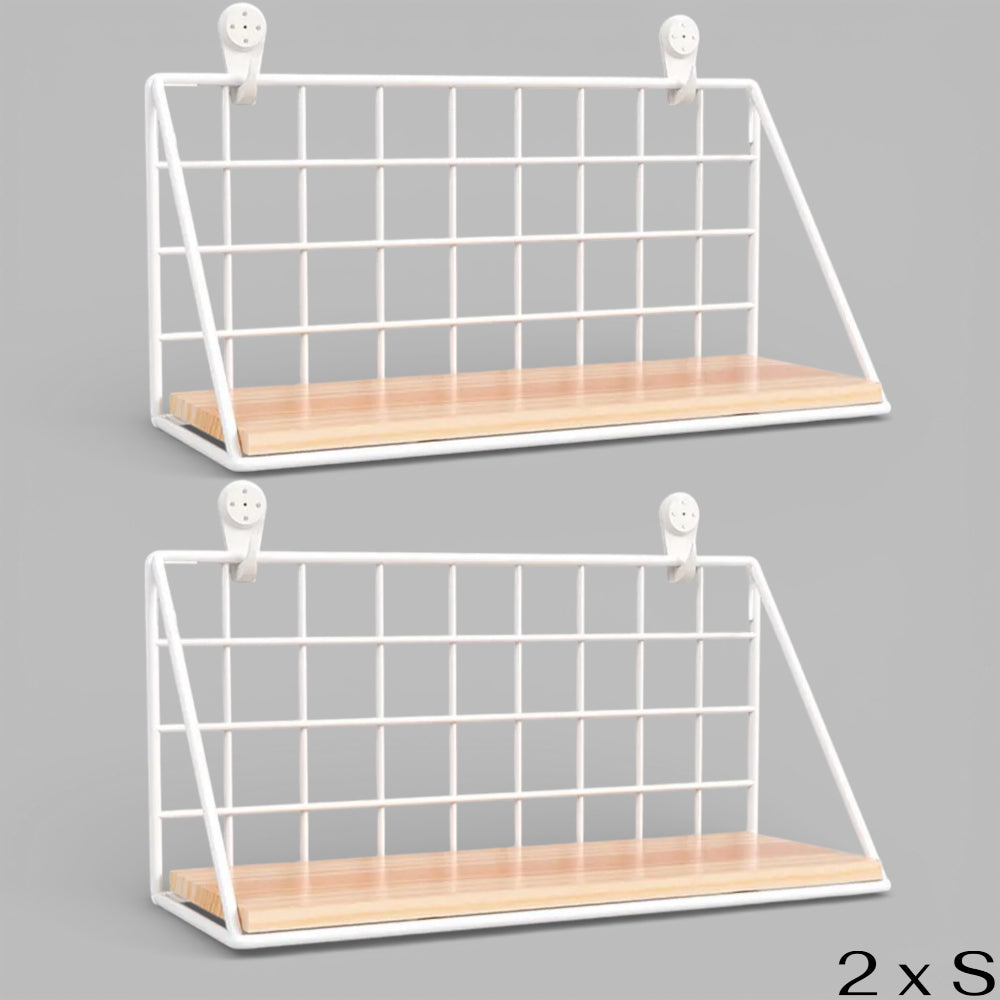 Étagères Murales Métalliques de Décoration