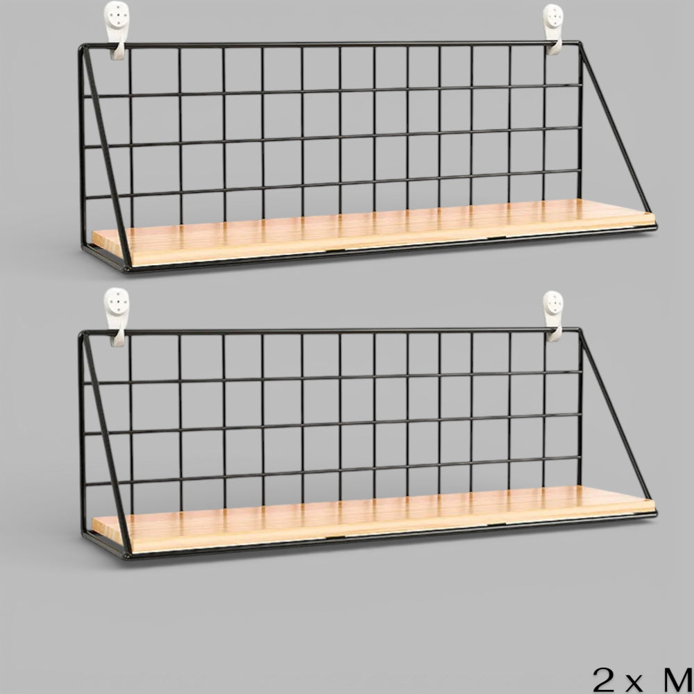 Étagères Murales Métalliques de Décoration