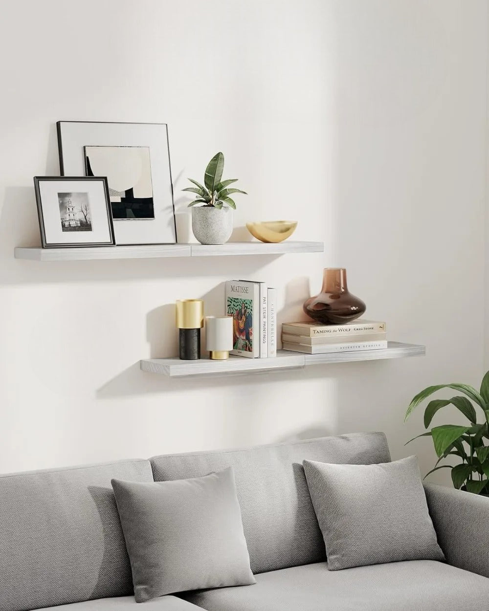 Étagère Murale À Fixations Invisibles En Bois